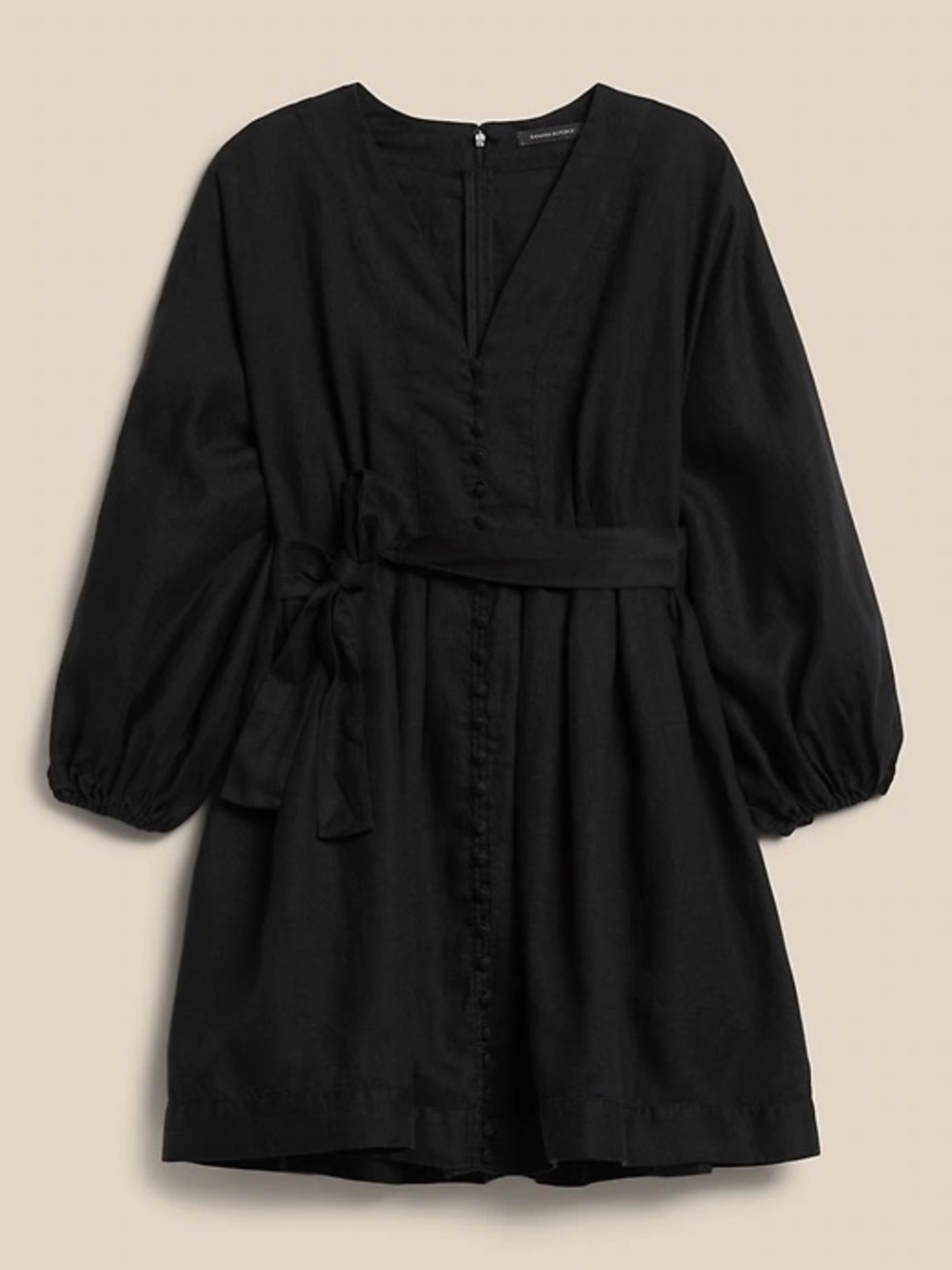 Banana Republic Black Linen Dress size XXL